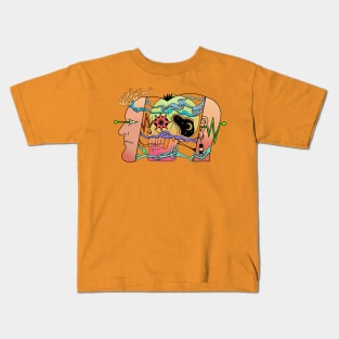 Header Split Kids T-Shirt